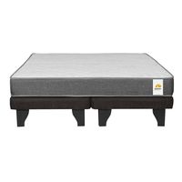 Cama King Europea Confort Silver Chocolate