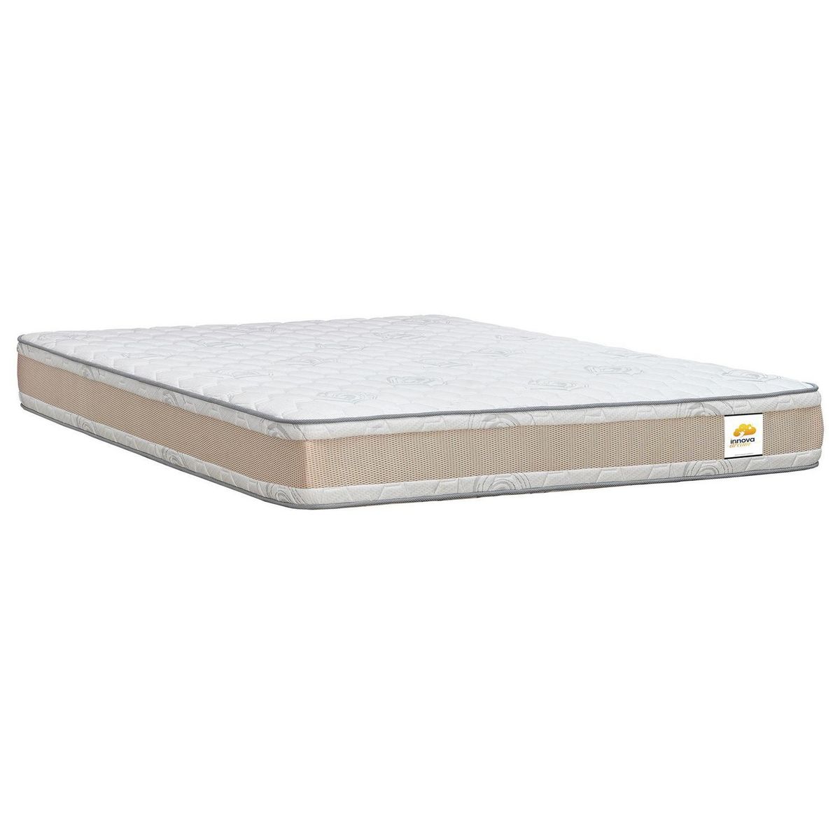 INTERMUEBLES - Colchón Comfort Gold King tela Gris