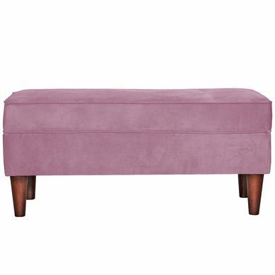 Banqueta Felpa Palo Rosa