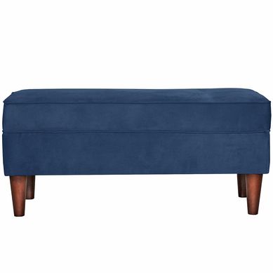 Banqueta Felpa Petroleo 100x45x42 cm
