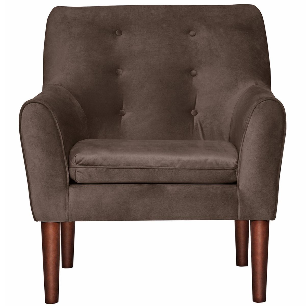 MASEL - Poltrona 1 cuerpo MUPOBEFE70 78x98x70 cm Chocolate