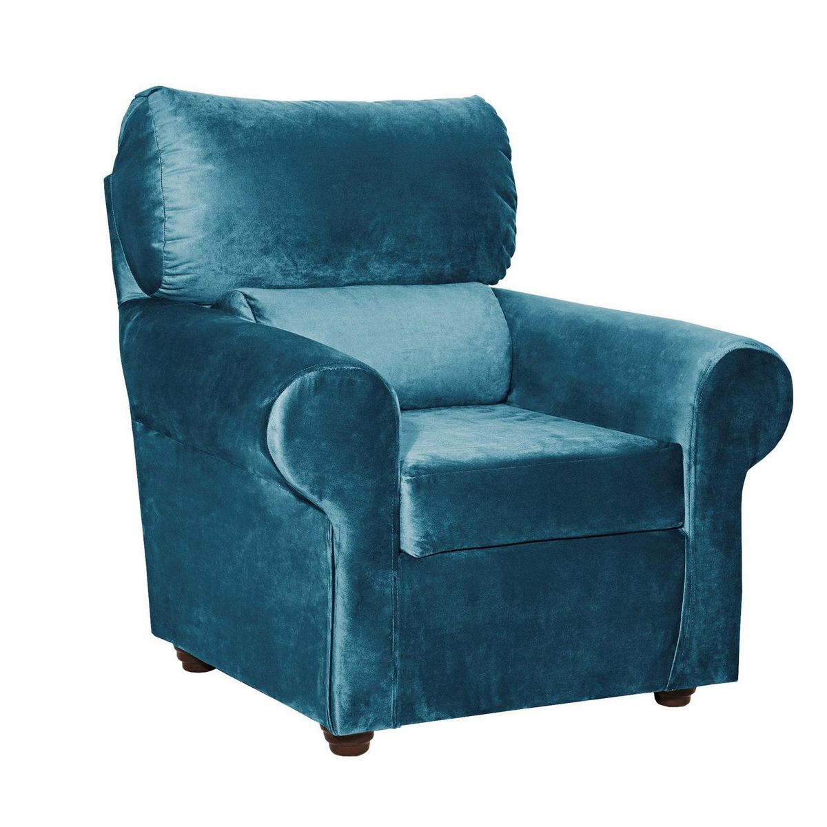 MASEL - Sillón 1 cuerpo MUSIBE1C27 90x100x95 cm Azul