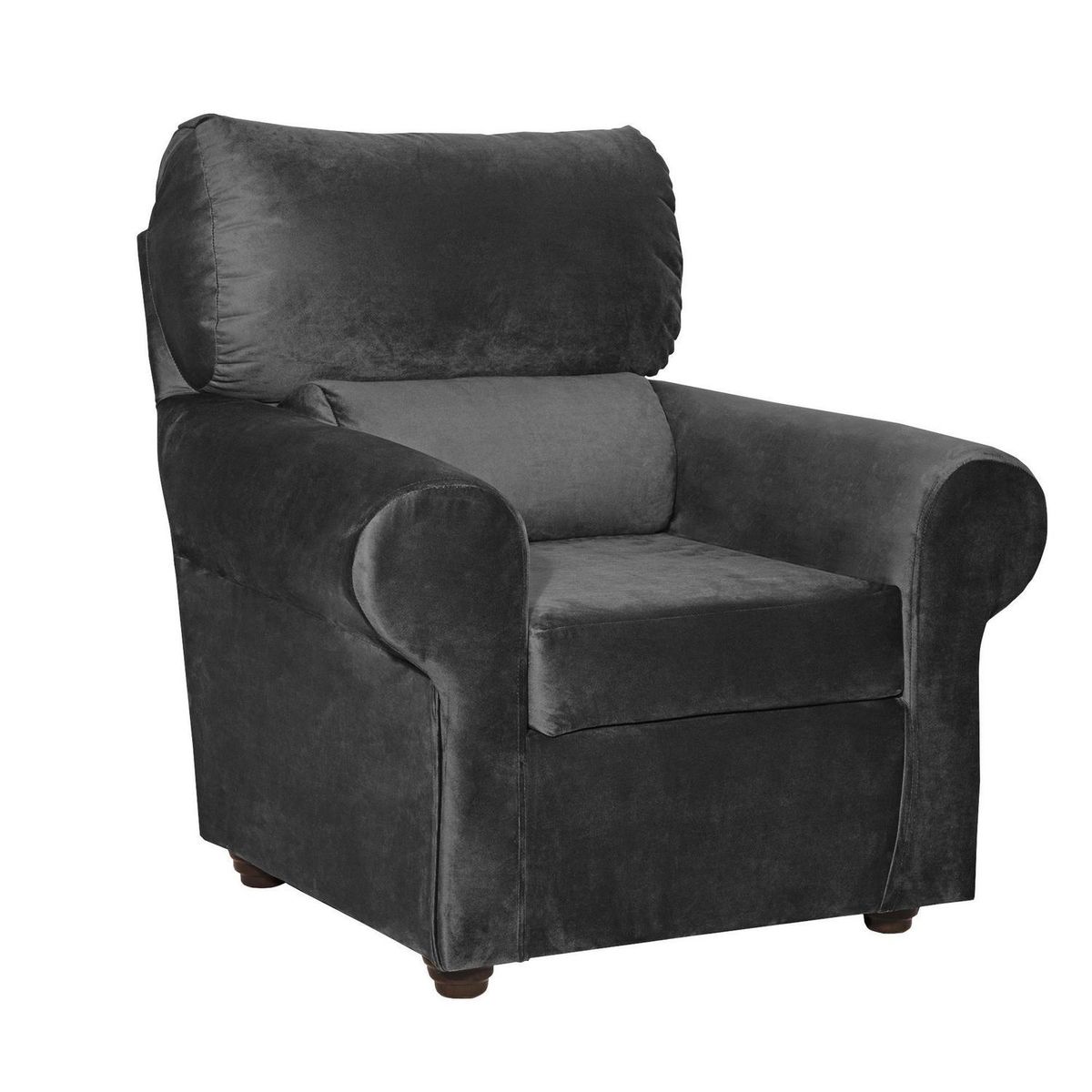 MASEL - Sillón 1 cuerpo MUSIBE1C50 90x100x95 cm Negro