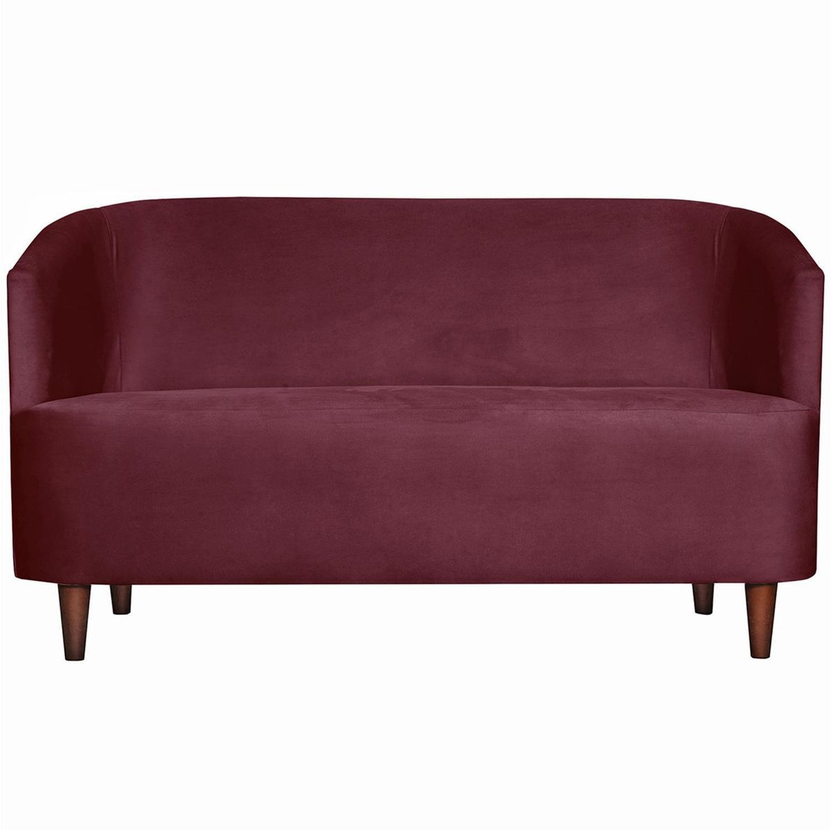 MASEL - Sofá 2 cuerpos MSOOSF2C19 160x70x80 cm Rojo