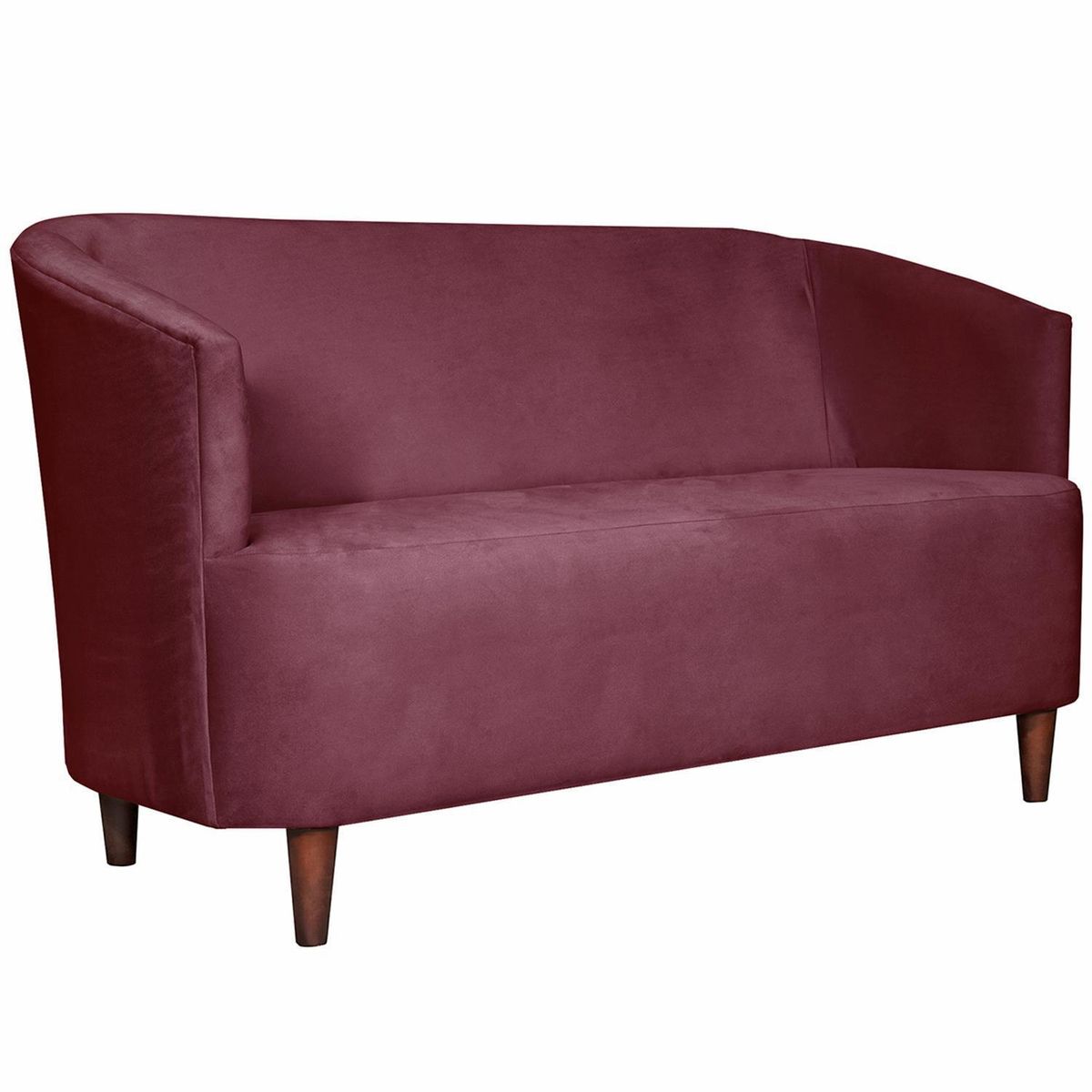 MASEL - Sofá 2 cuerpos MSOOSF2C19 160x70x80 cm Rojo