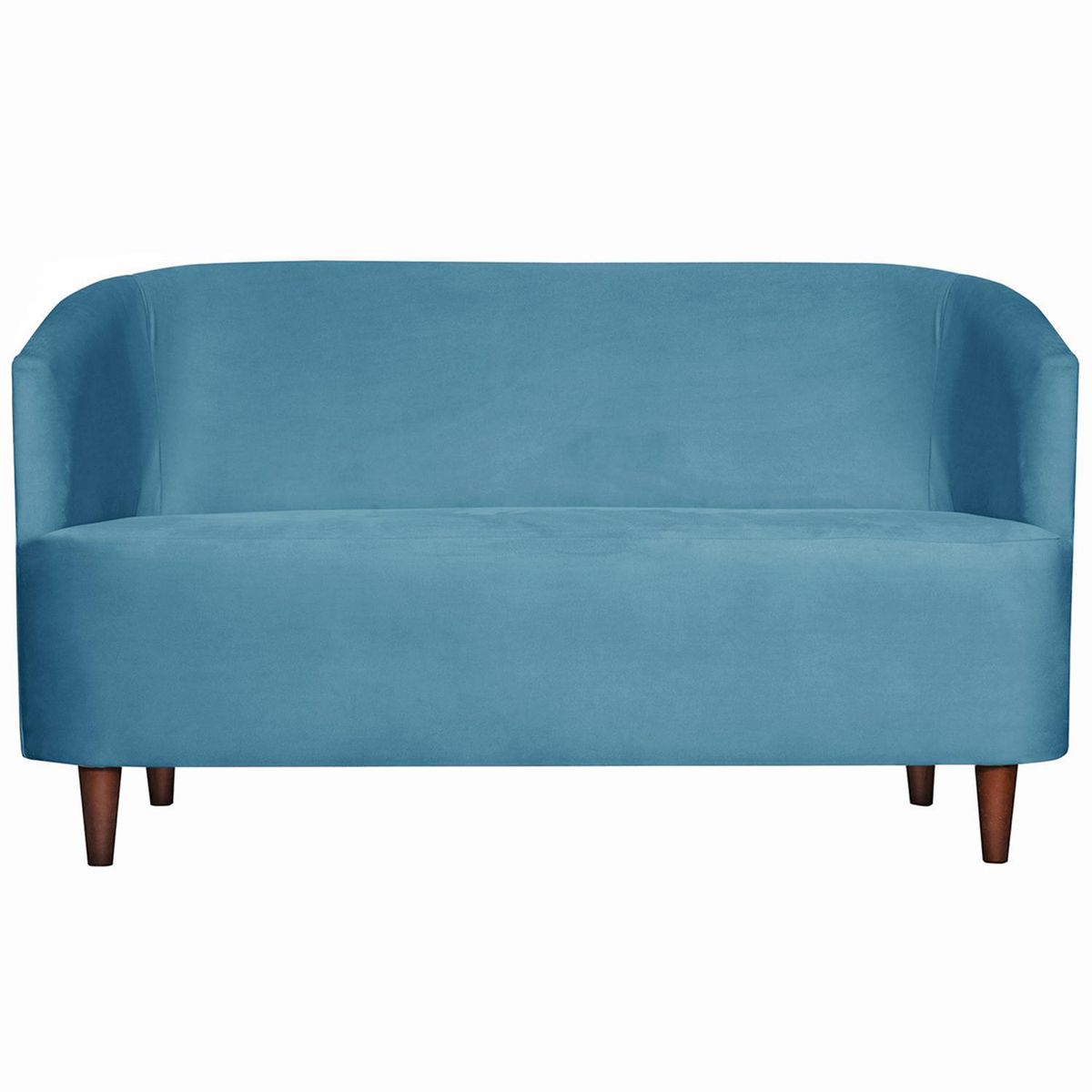 MASEL - Sofá 2 cuerpos MSOOSF2C29 160x70x80 cm Turquesa