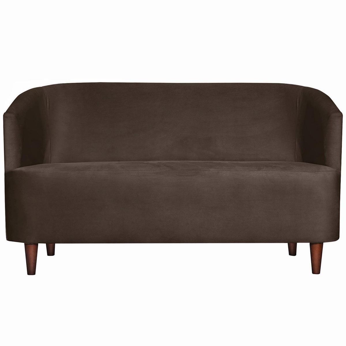 MASEL - Sofá 2 cuerpos MSOOSF2C70 160x70x80 cm Chocolate