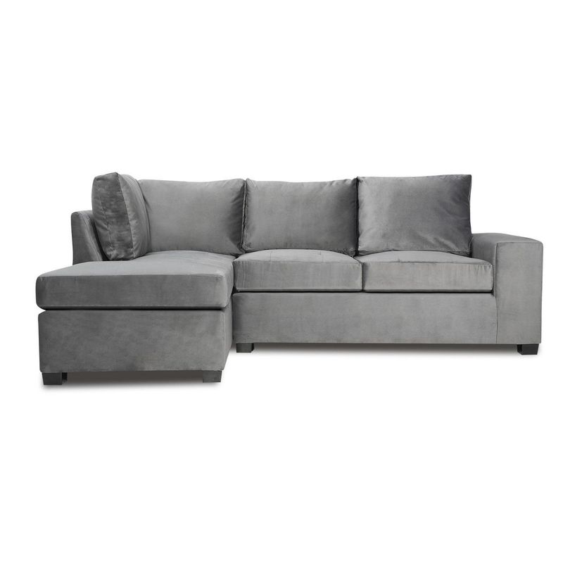 INNOVAMUEBLES - Sofá Seccional 3 cuerpos MINI SENNA 243x92x160 cm Gris