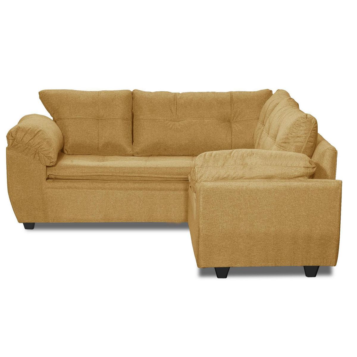 INTERMUEBLES - Sofá Seccional 5 cuerpos LIVERPOOL 204x74x194 cm Café