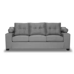 INNOVAMUEBLES - Sofá 3 cuerpos LE MANS 200x96x90 cm Gris