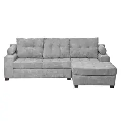 INNOVAMUEBLES - Sofá Seccional 3 cuerpos LE MANS 260x95x160 cm Gris