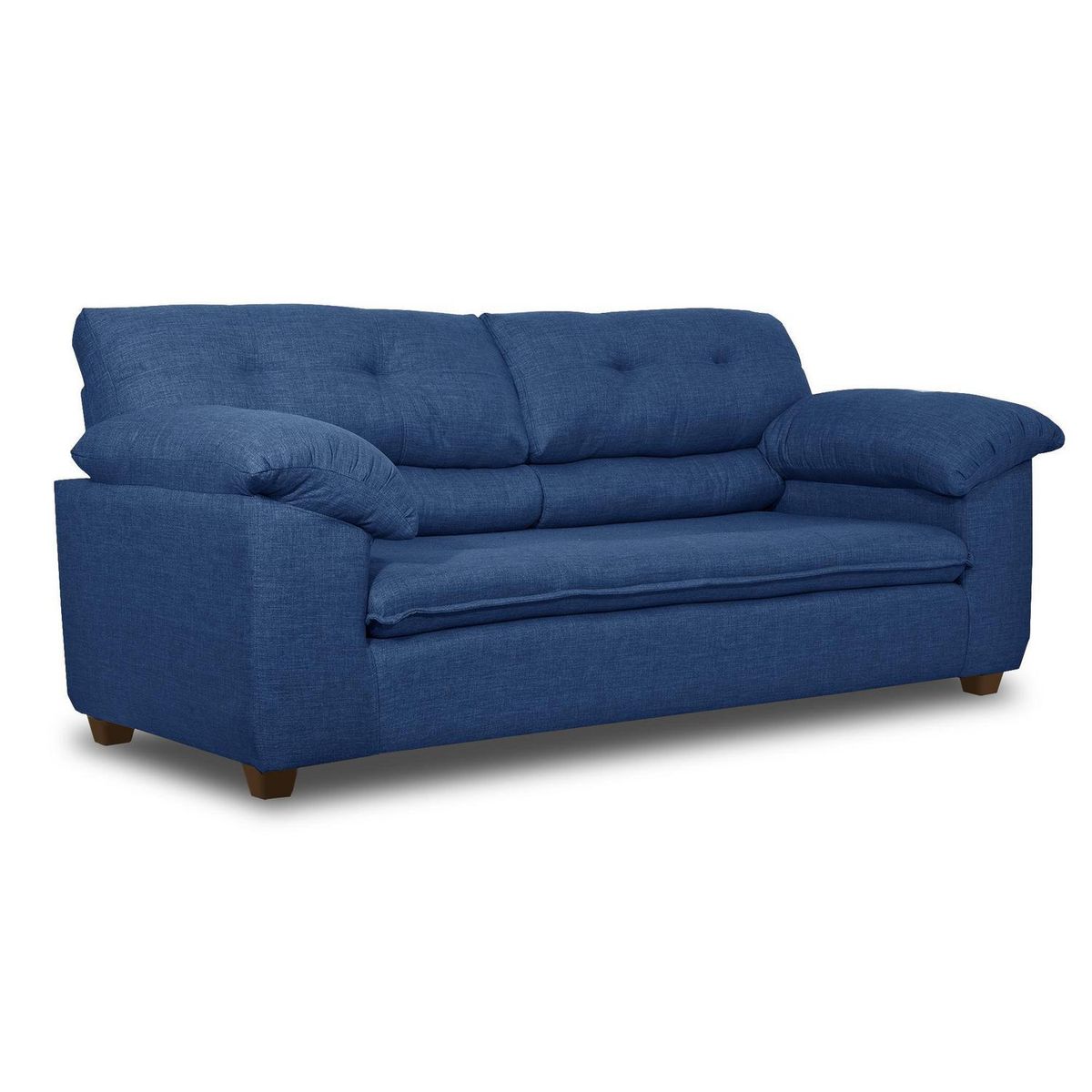 INTERMUEBLES - Sofá 3 cuerpos LIVERPOOL 215x97x85 cm Azul