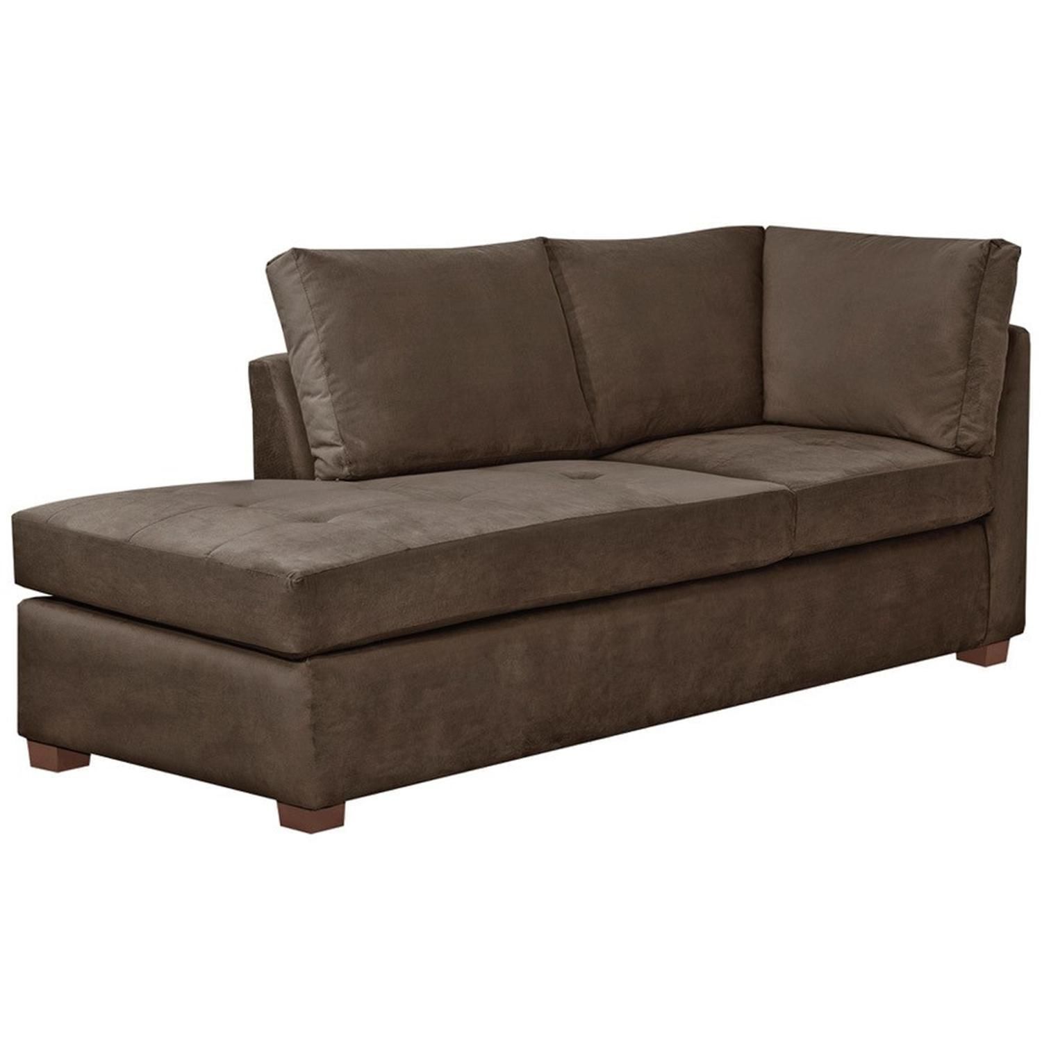 INTERMUEBLES Sofá Seccional 5 cuerpos SENNA 320x75x212 cm Café