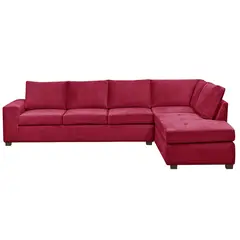 INNOVAMUEBLES - Sofá Seccional 5 cuerpos SENNA 320x75x212 cm Burdeo