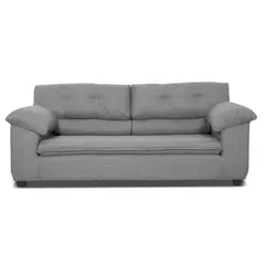INNOVAMUEBLES - Sofá 3 cuerpos LIVERPOOL 215x97x85 cm Gris claro