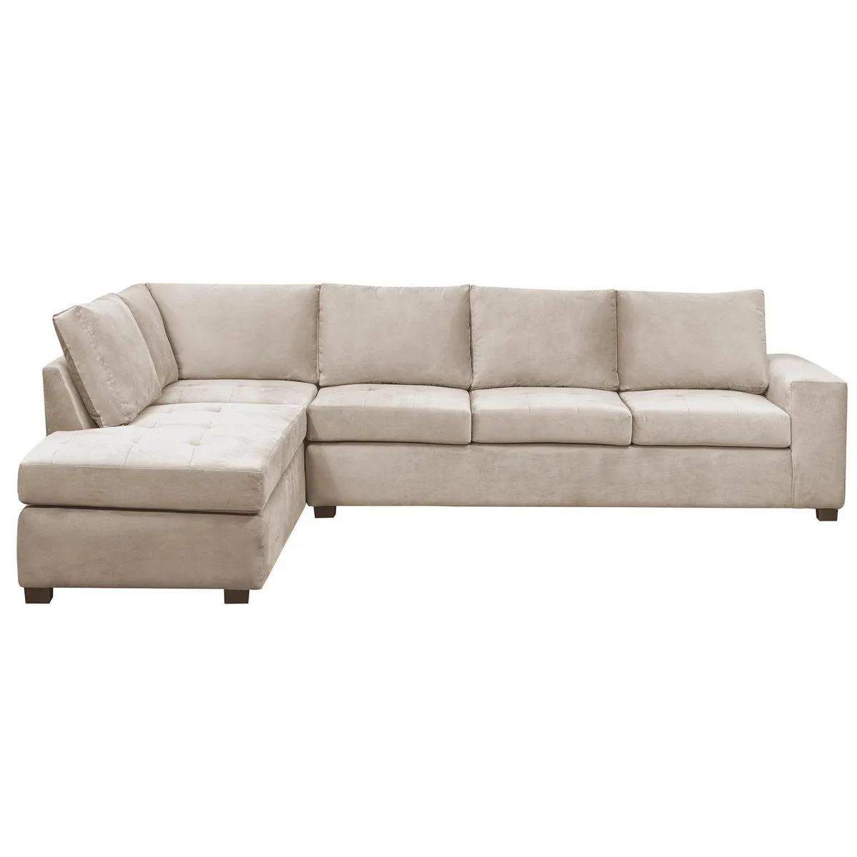 INTERMUEBLES - Sofá Seccional 5 cuerpos SENNA 320x75x212 cm Beige