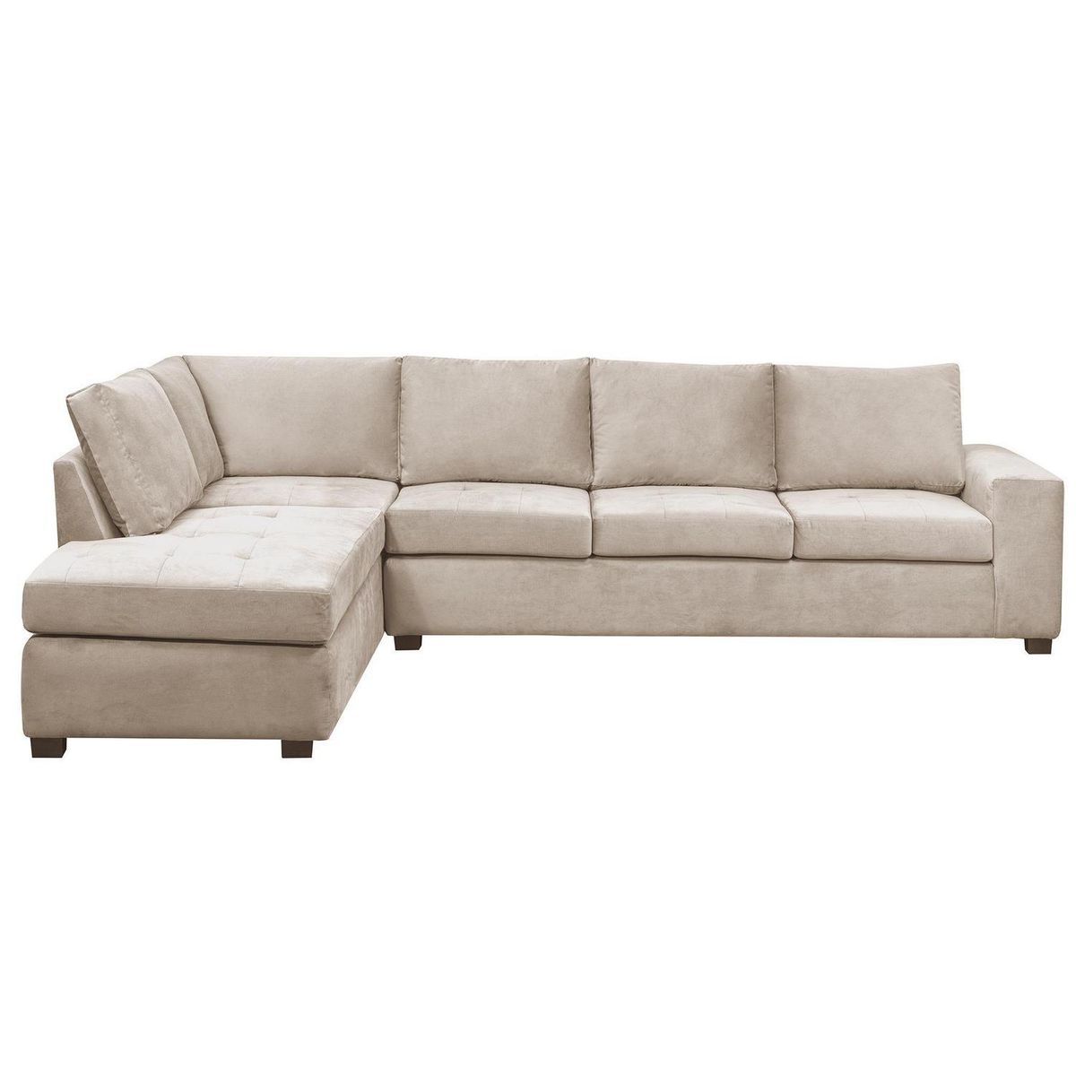 INTERMUEBLES - Sofá Seccional 5 cuerpos SENNA 320x75x212 cm Beige