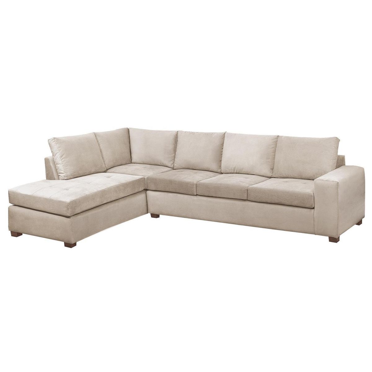 INTERMUEBLES - Sofá Seccional 5 cuerpos SENNA 320x75x212 cm Beige