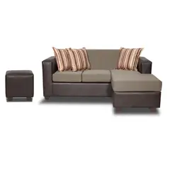 INNOVAMUEBLES - Sofá Seccional 4 cuerpos INVICTUS 186x87x140 cm Beige