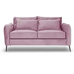 INTERMUEBLES - Sofá 2 cuerpos ITALIA 162x85x93 cm Rosado