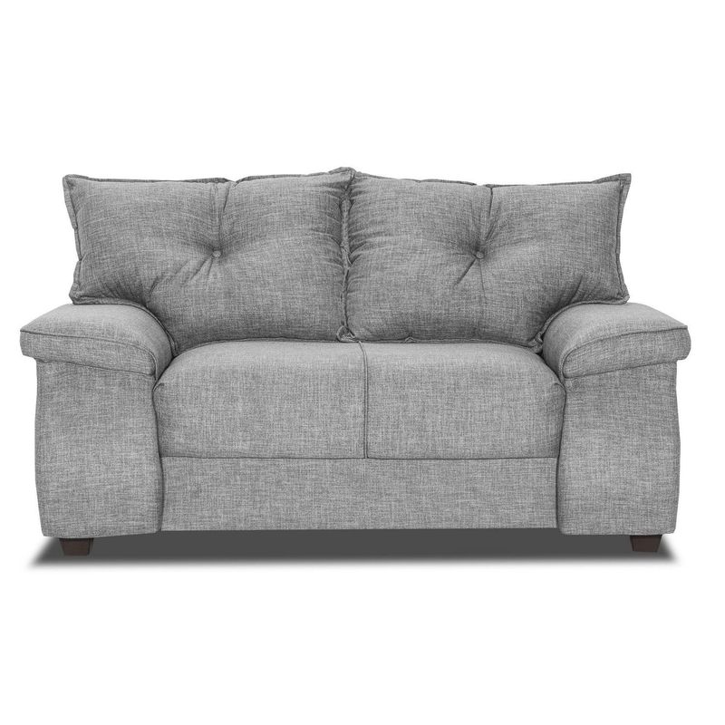 INNOVAMUEBLES - Sofá 2 cuerpos FORTALEZA 156x90x80 cm Gris claro