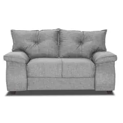 INNOVAMUEBLES - Sofá 2 cuerpos FORTALEZA 156x90x80 cm Gris claro