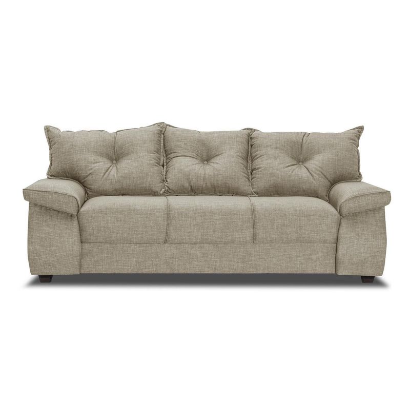 INNOVAMUEBLES - Sofá 3 cuerpos FORTALEZA 222x92x78 cm Beige