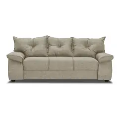 INNOVAMUEBLES - Sofá 3 cuerpos FORTALEZA 222x92x78 cm Beige