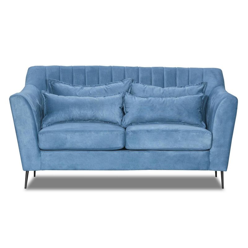INNOVAMUEBLES - Sofá 2 cuerpos FENIX 186x100x88 cm Azul