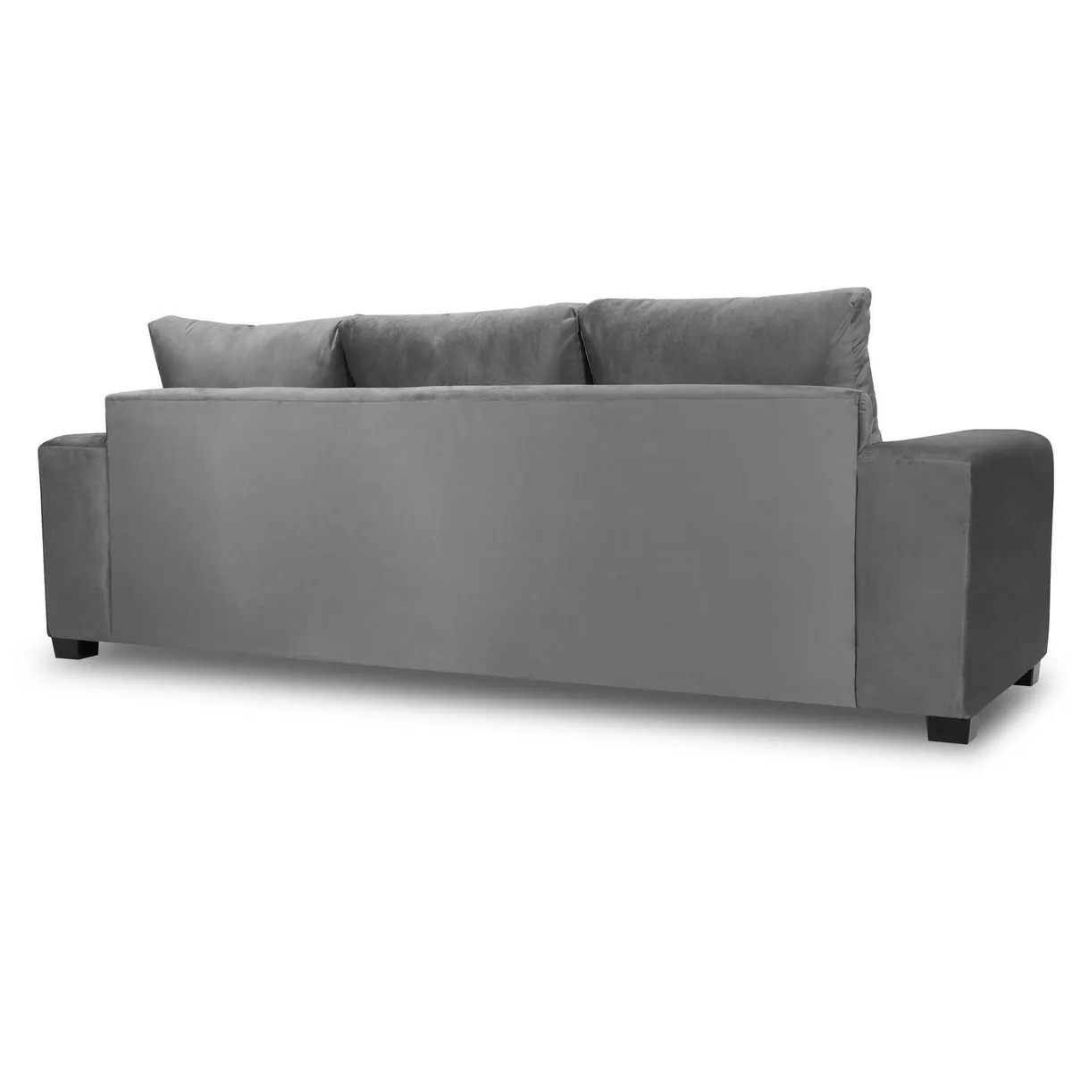 INTERMUEBLES - Sofá 3 cuerpos SENNA 259x94x82 cm Gris