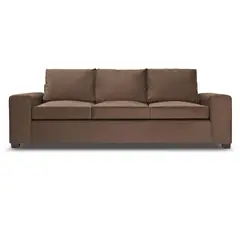 INNOVAMUEBLES - Sofá 3 cuerpos SENNA 259x94x82 cm Chocolate