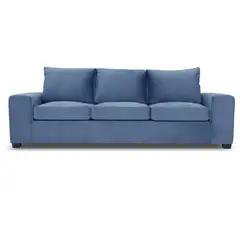 INTERMUEBLES - Sofá 3 cuerpos SENNA 259x94x82 cm Azul