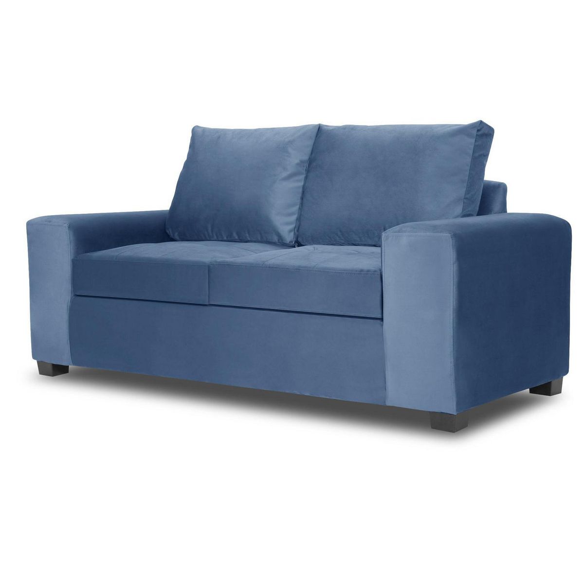 INTERMUEBLES - Sofá 2 cuerpos SENNA 192x94x82 cm Azul