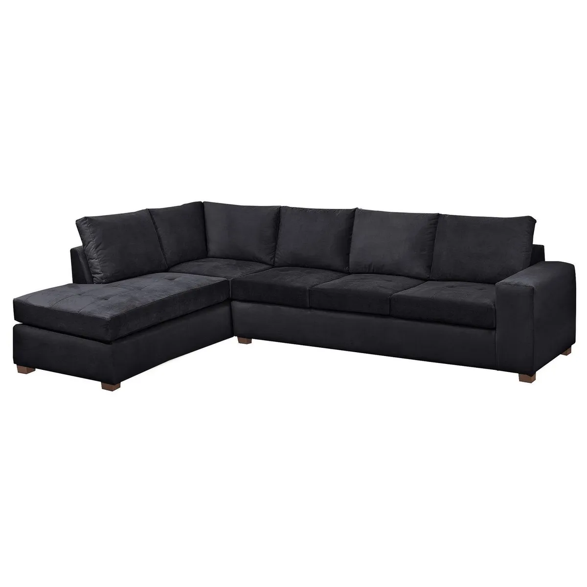 INTERMUEBLES - Sofá Seccional 5 cuerpos SENNA 320x75x212 cm Negro