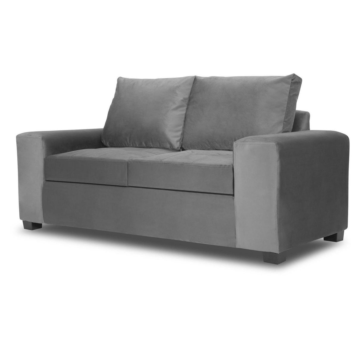 INTERMUEBLES - Sofá 2 cuerpos SENNA 192x94x82 cm Gris