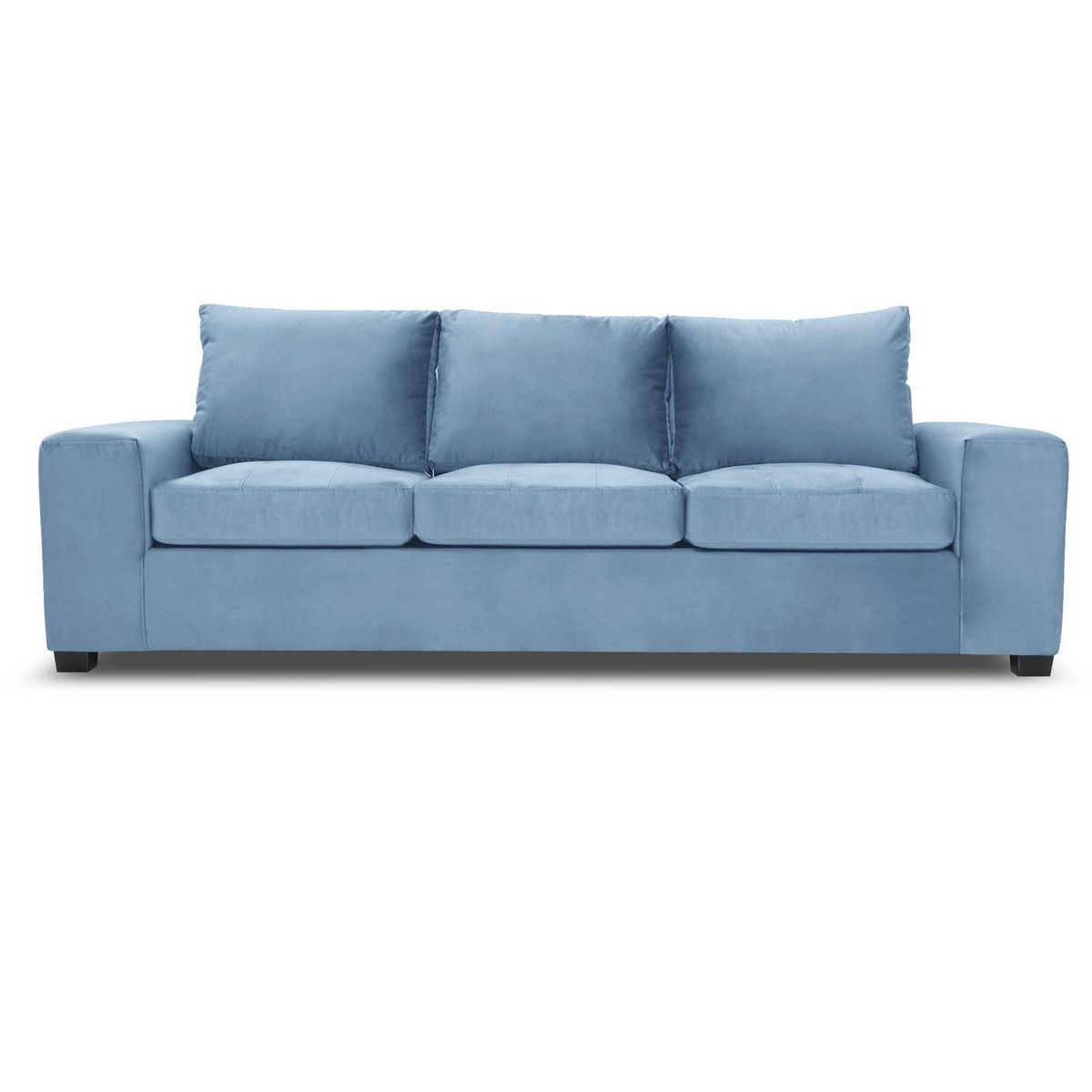 INTERMUEBLES - Sofá 3 cuerpos SENNA 259x94x82 cm Azul