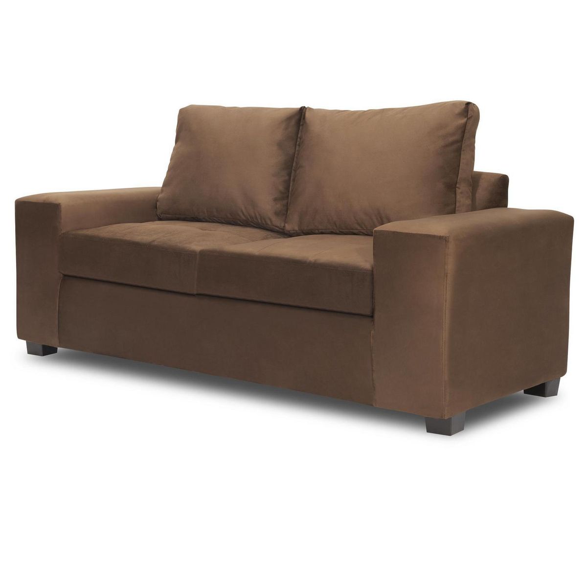 INTERMUEBLES - Sofá 2 cuerpos SENNA 192x94x82 cm Chocolate