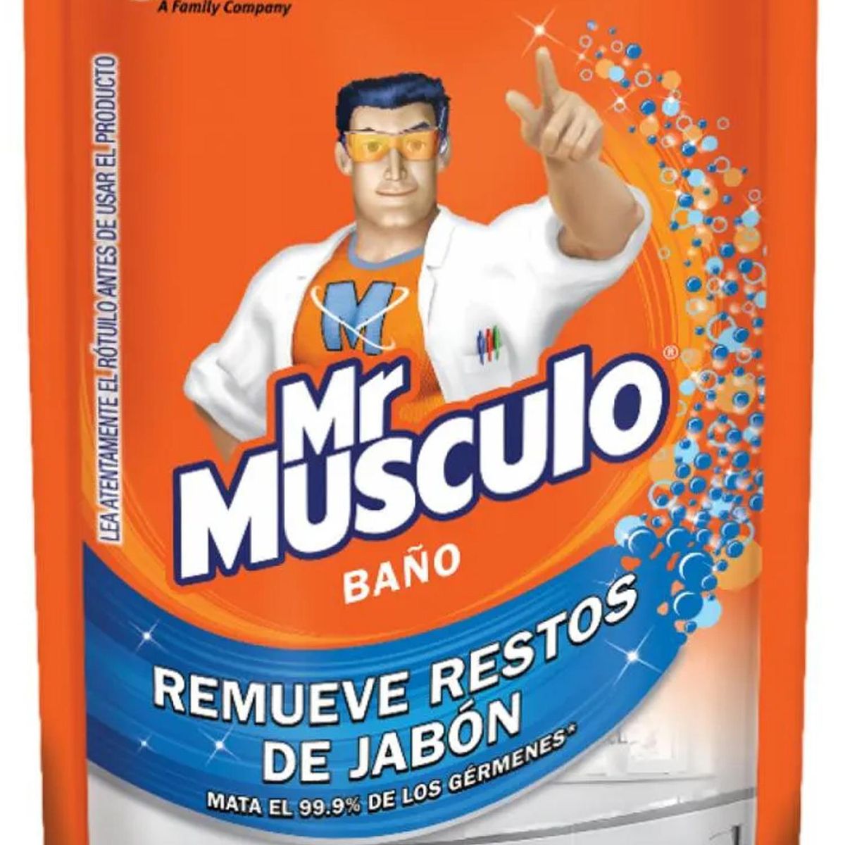 MR MUSCULO - Limpiador de baño Recarga 450 cc.