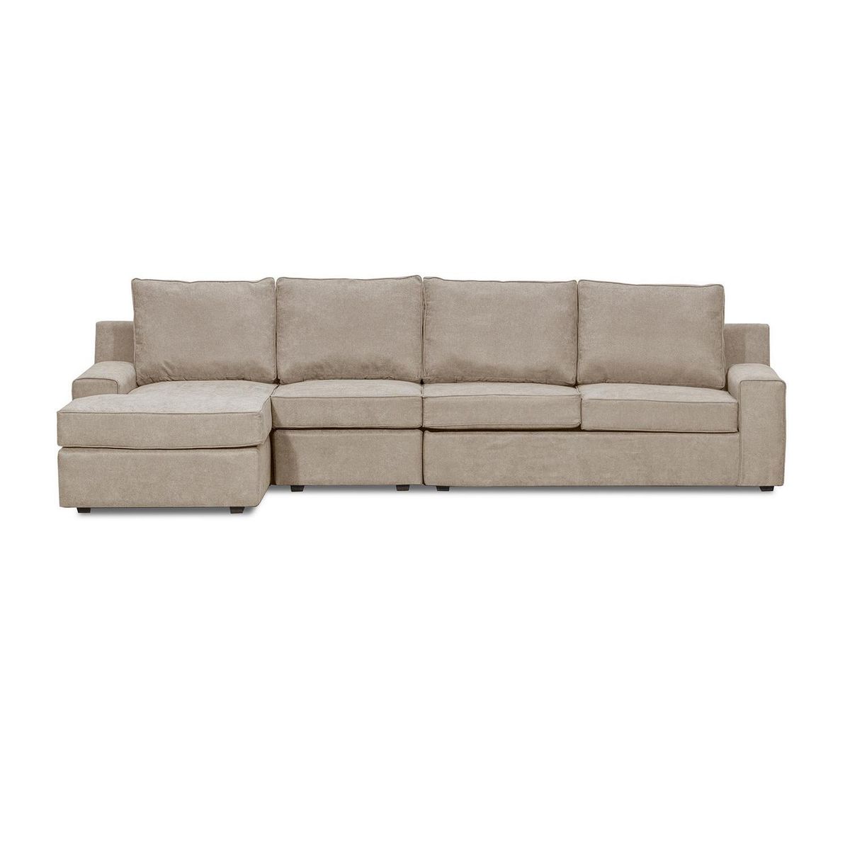 INTERMUEBLES - Sofá Seccional 5 cuerpos BURANO 341x93x160 cm Beige