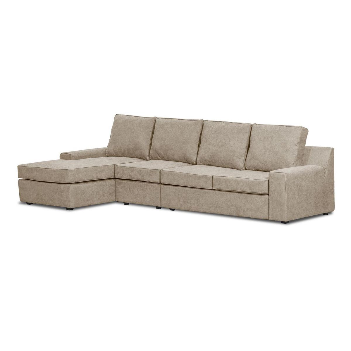 INTERMUEBLES - Sofá Seccional 5 cuerpos BURANO 341x93x160 cm Beige