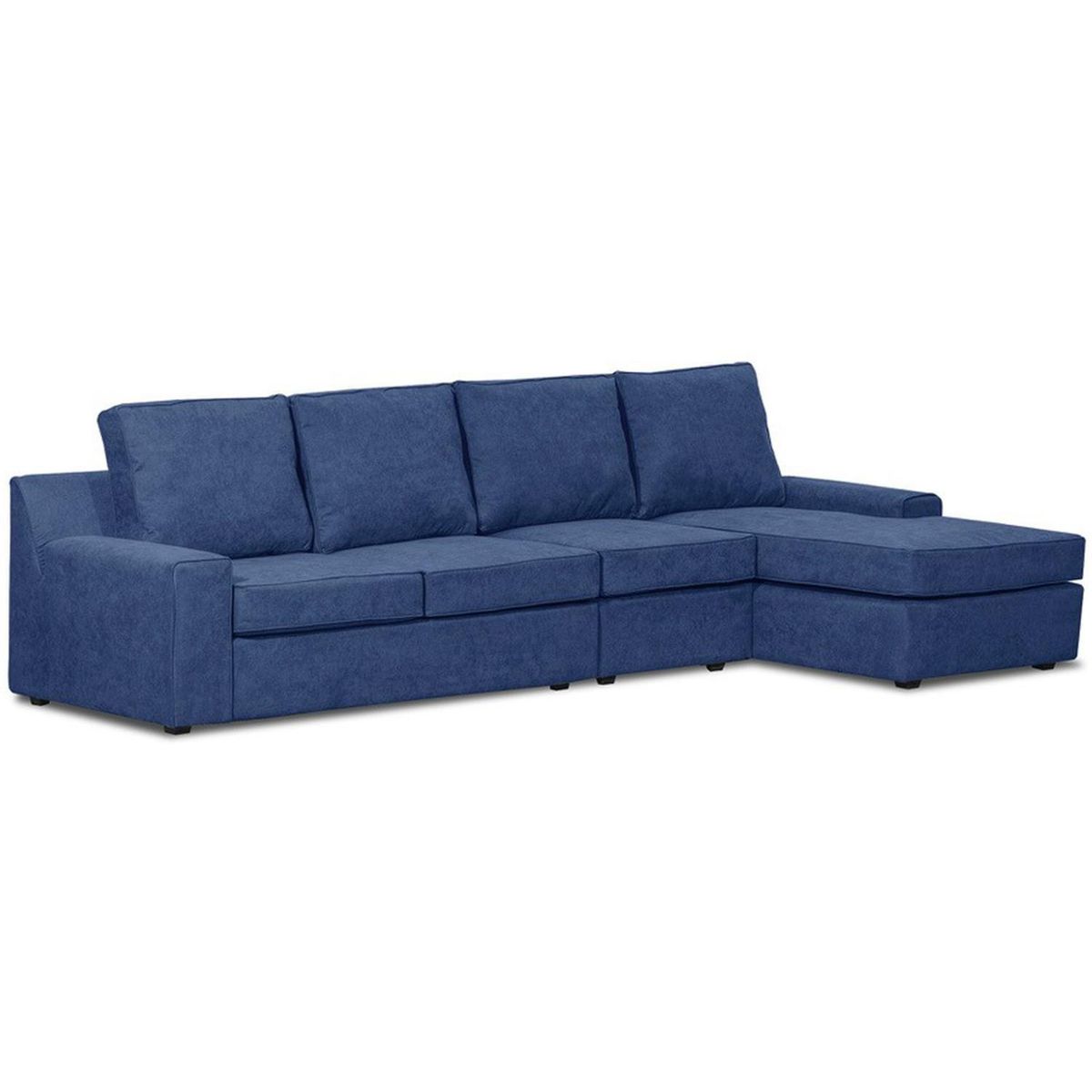 INTERMUEBLES - Sofá Seccional 5 cuerpos BURANO 341x93x160 cm Chocolate