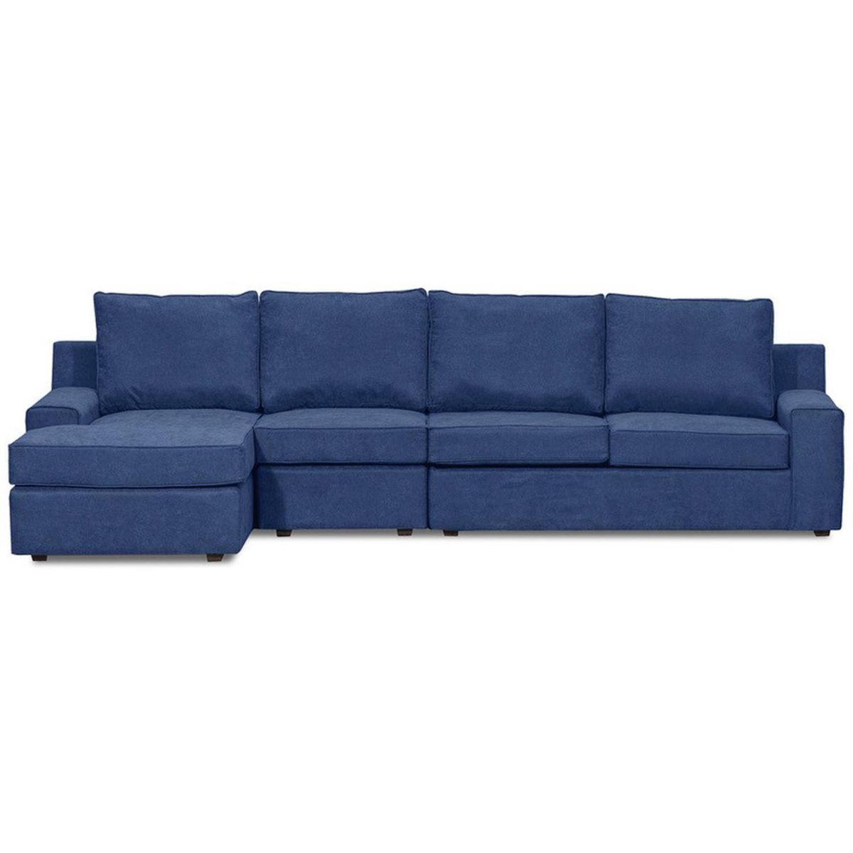 INTERMUEBLES - Sofá Seccional 5 cuerpos BURANO 341x93x160 cm Azul