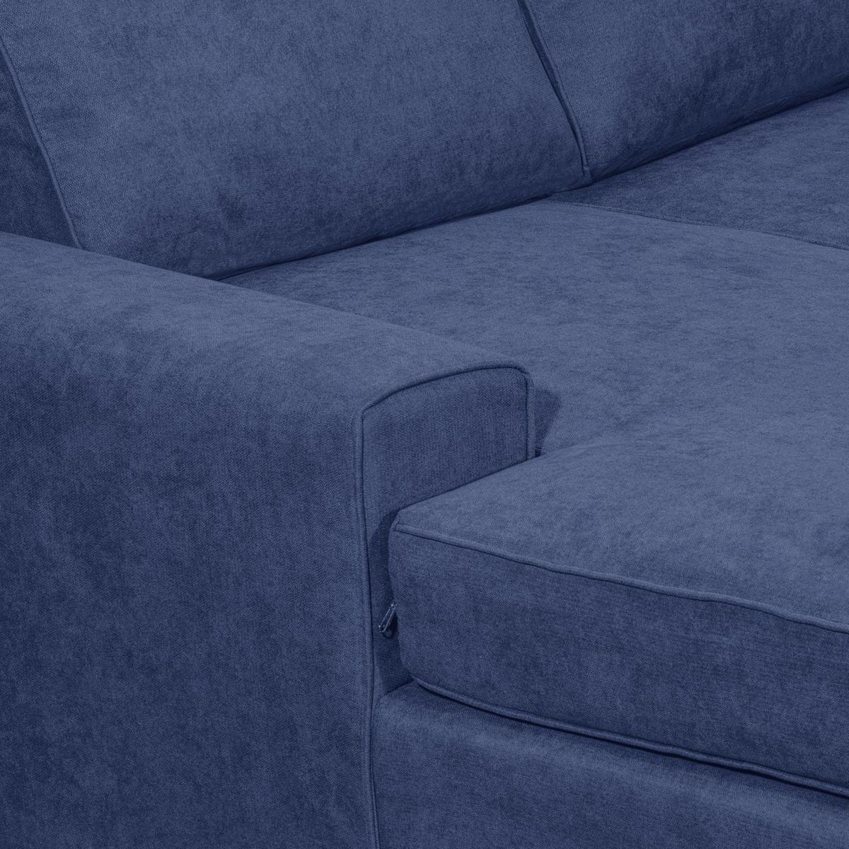 INTERMUEBLES - Sofá Seccional 5 cuerpos BURANO 341x93x160 cm Azul