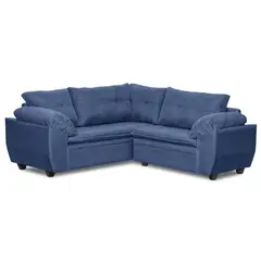 INNOVAMUEBLES - Sofá Seccional 5 cuerpos LIVERPOOL 204x74x194 cm Azul