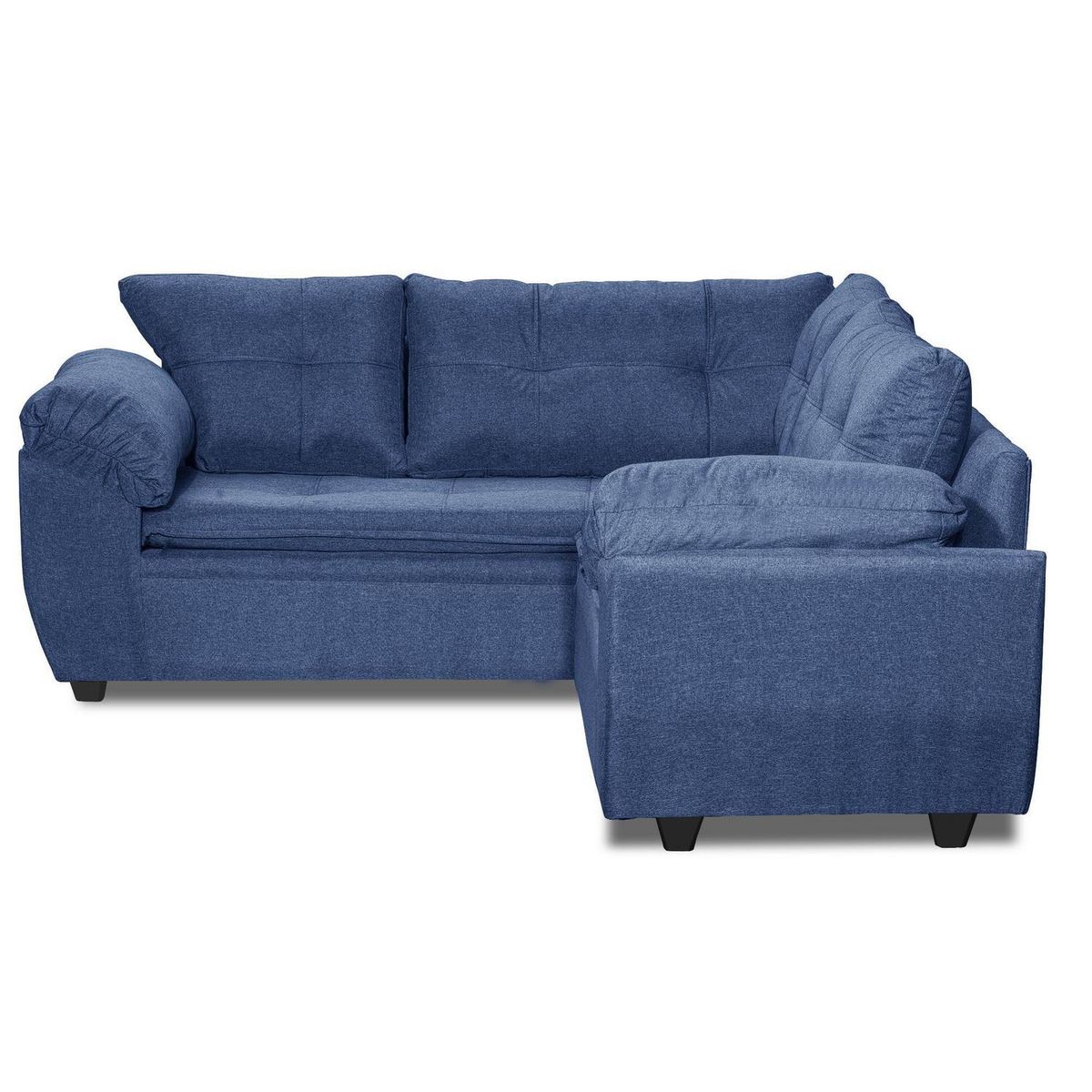 INTERMUEBLES - Sofá Seccional 5 cuerpos LIVERPOOL 204x74x194 cm Azul