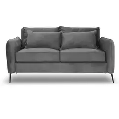 INNOVAMUEBLES - Sofá 2 cuerpos ITALIA 162x85x93 cm Gris