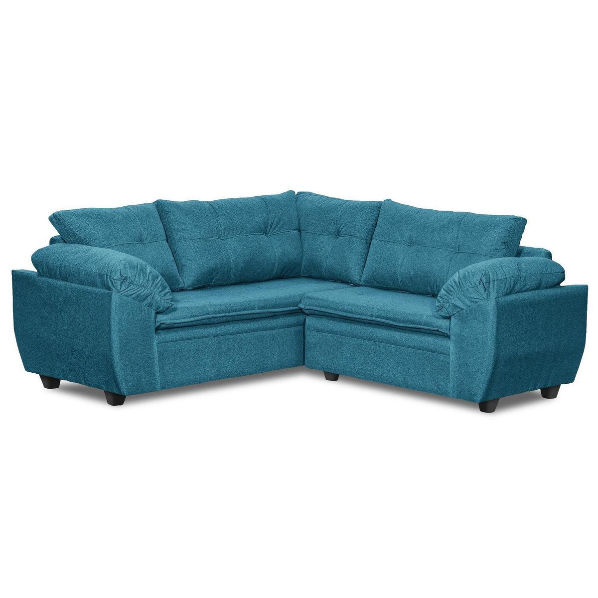 INTERMUEBLES - Sofá Seccional 5 cuerpos LIVERPOOL 204x74x194 cm Azul