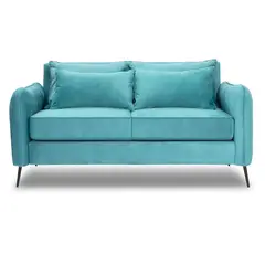 INTERMUEBLES - Sofá 2 cuerpos ITALIA 162x85x93 cm Azul