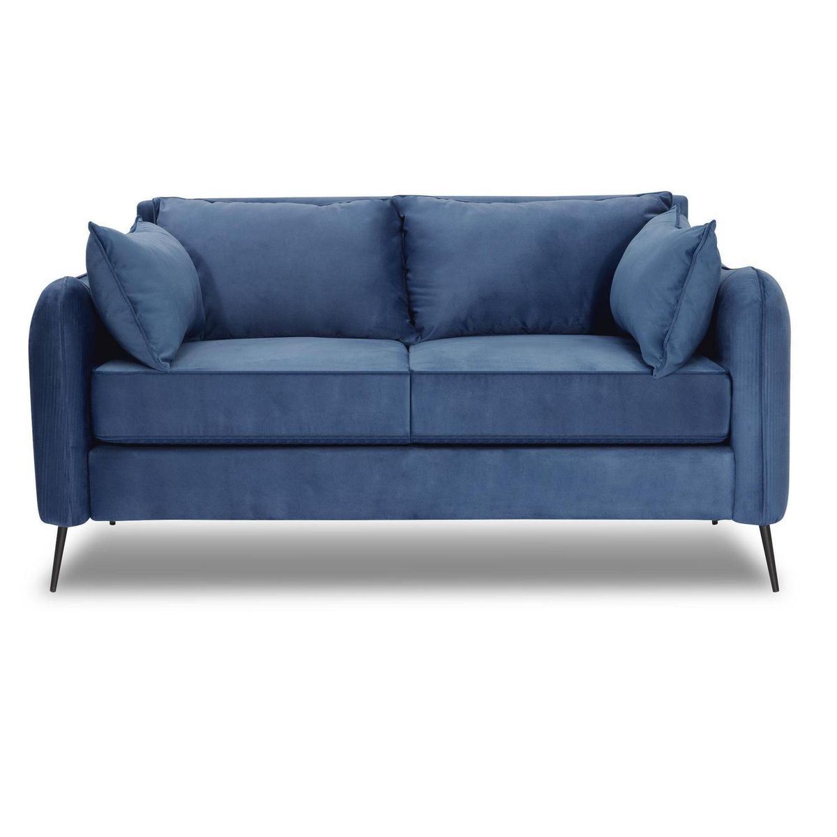 INTERMUEBLES - Sofá 2 cuerpos ITALIA 192x85x93 cm Azul