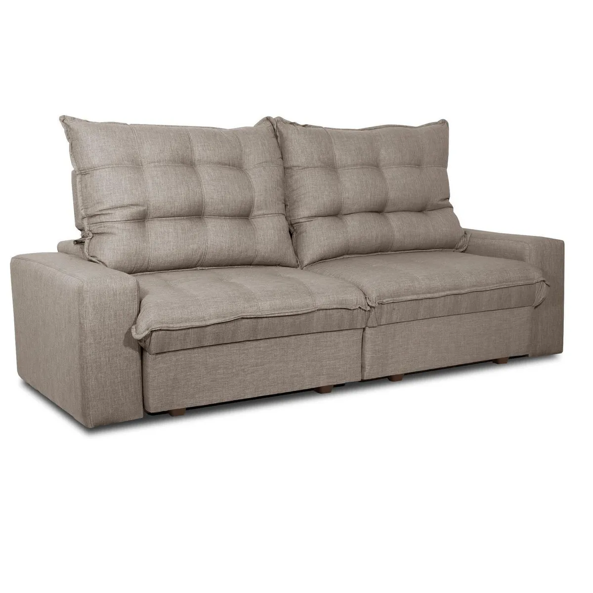 INTERMUEBLES - Sofá 2 cuerpos MAGESTIC 250x105x121 cm Beige